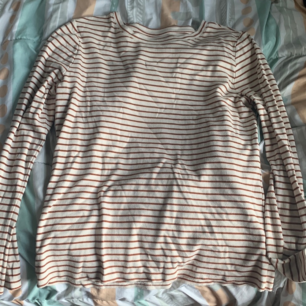 Time and Tru long sleeve striped shirt